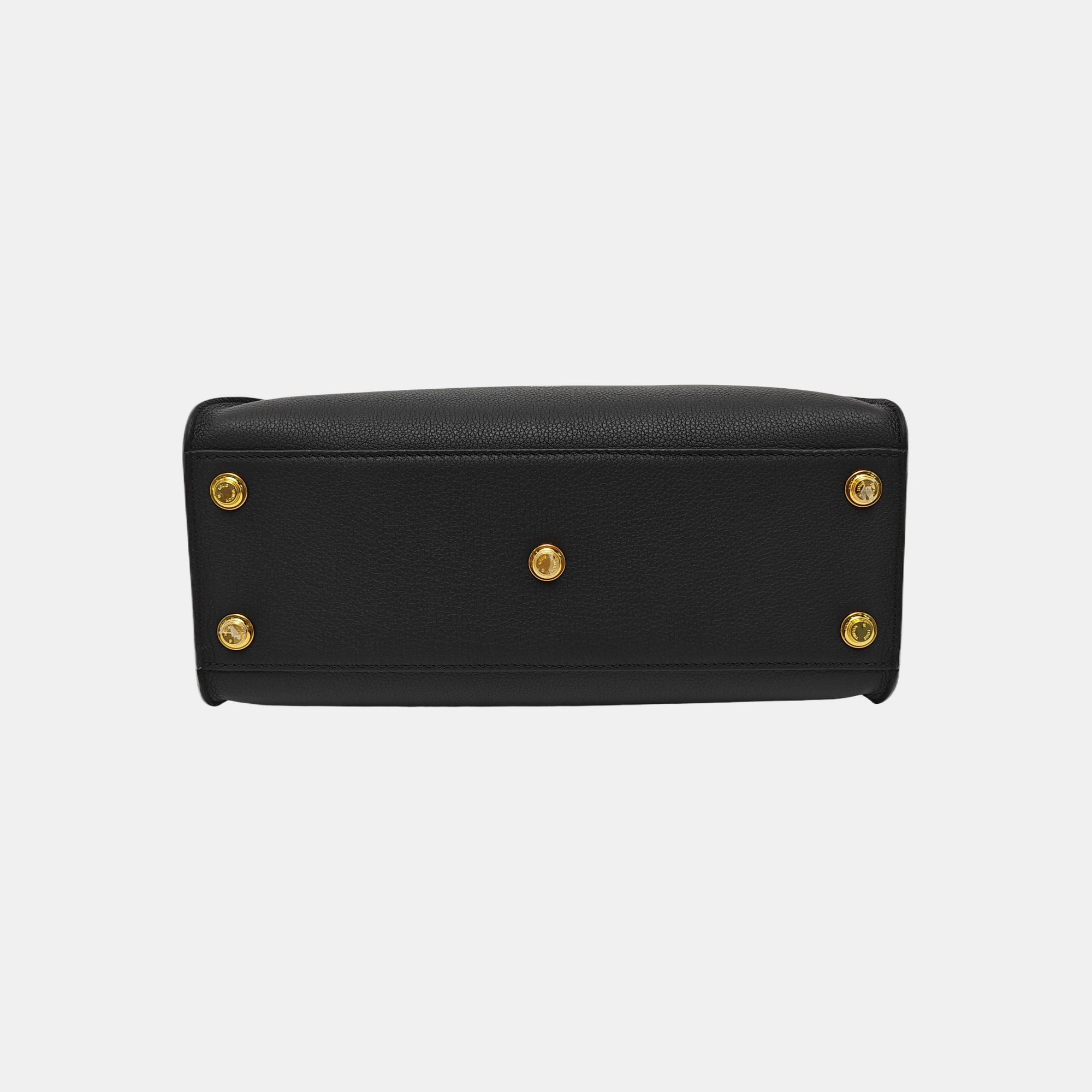 ON MY SIDE MM Monogram Calfskin Black