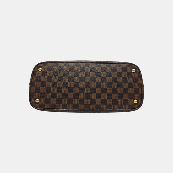 KENSINGTON BOWLING Damier Ebene Coated Canvas Brown