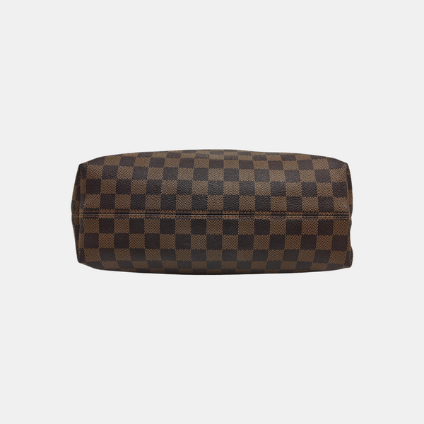 GRACEFUL PM Damier Ebene Coated Canvas Brown