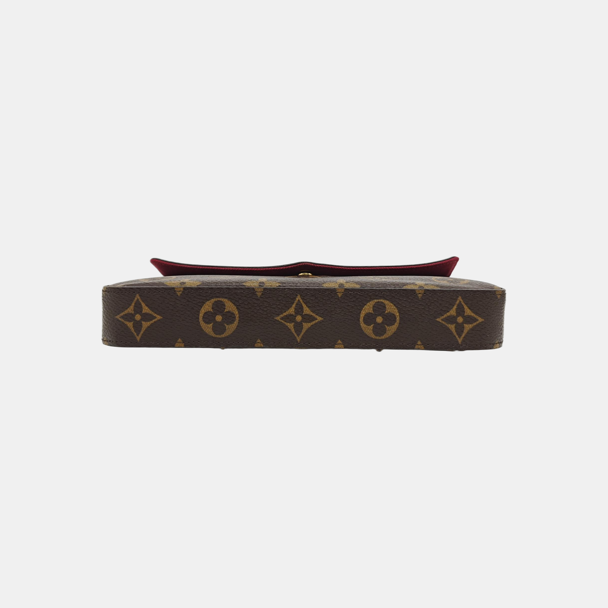 FÉLICIE Monogram Coated Canvas Brown