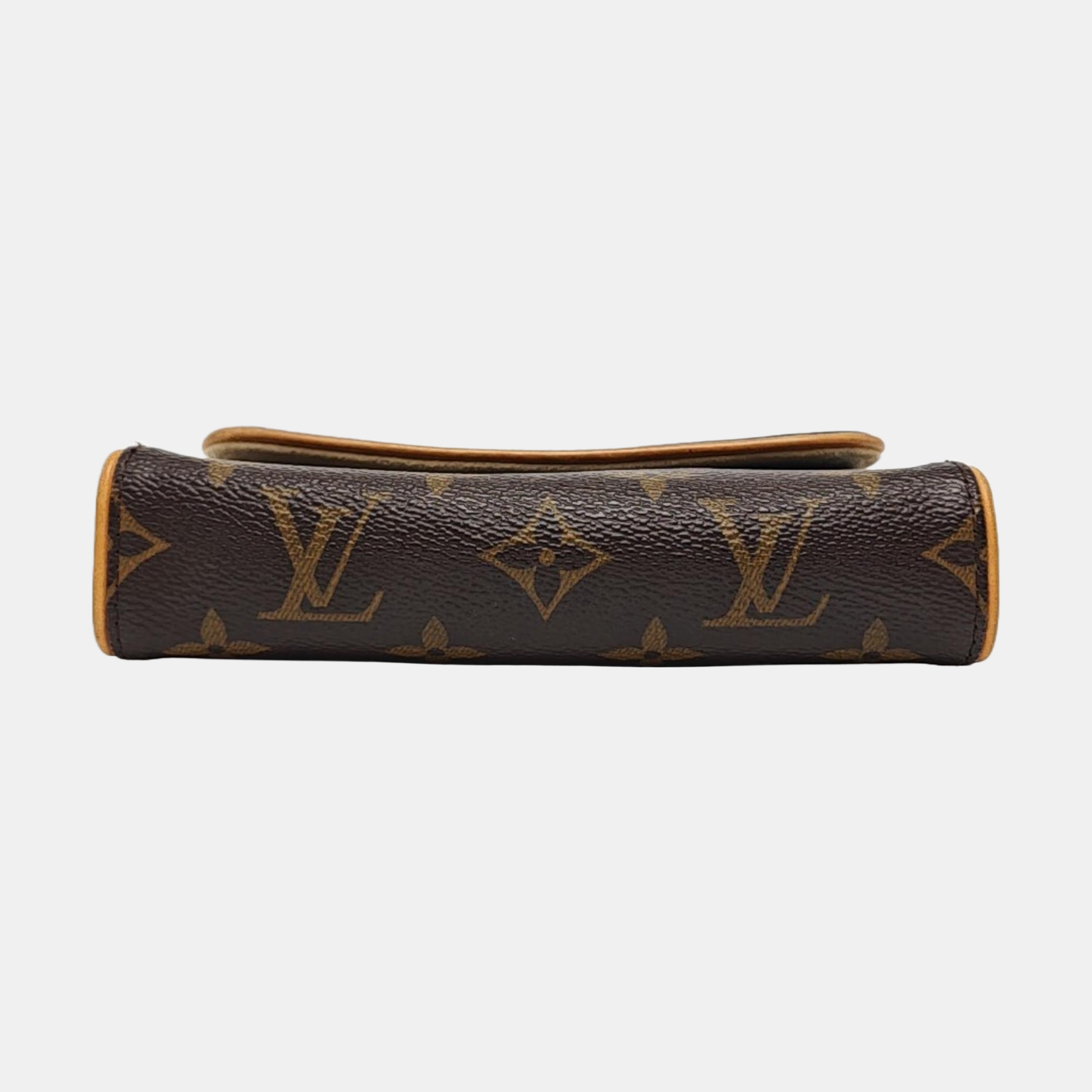 FLORENTINE Monogram Coated Canvas Brown