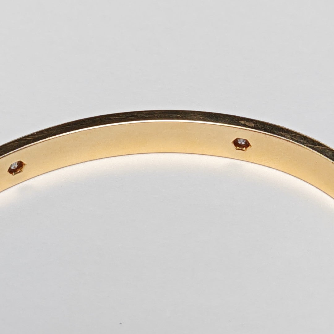 LOVE 18k Rose Gold Bangle