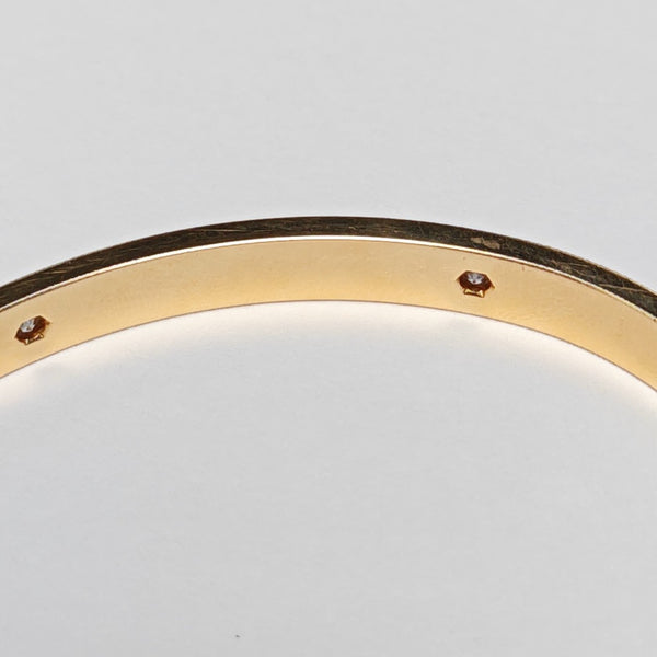 LOVE 18k Rose Gold Bangle