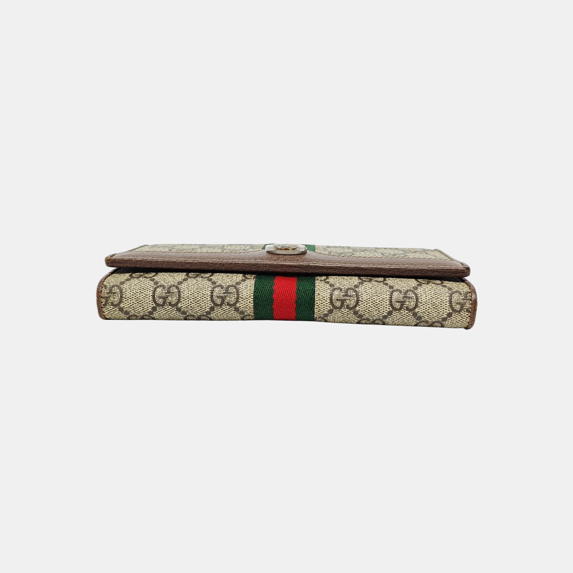 Ophidia Mini Monogram Coated Canvas Beige