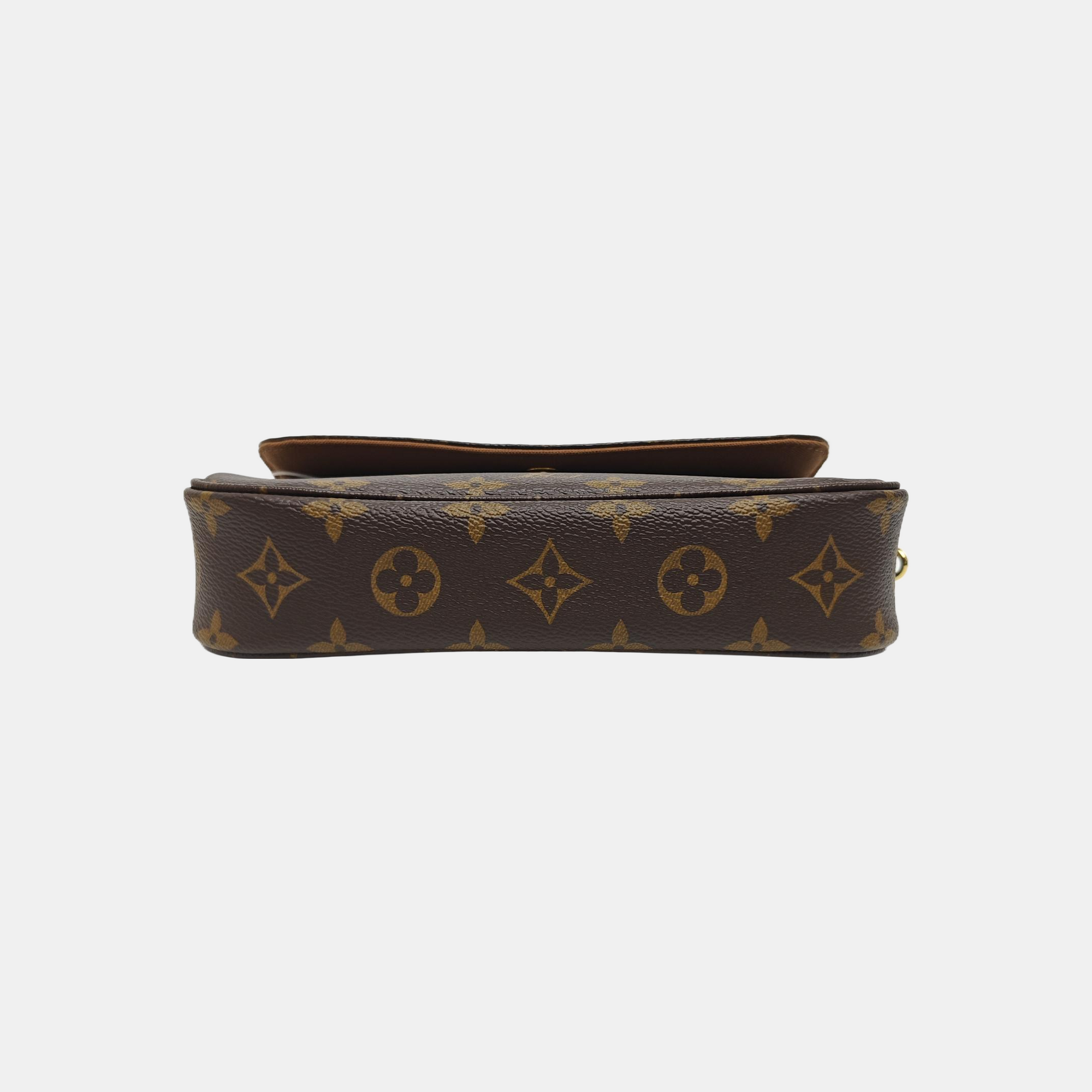 IVY Monogram Coated Canvas Brown