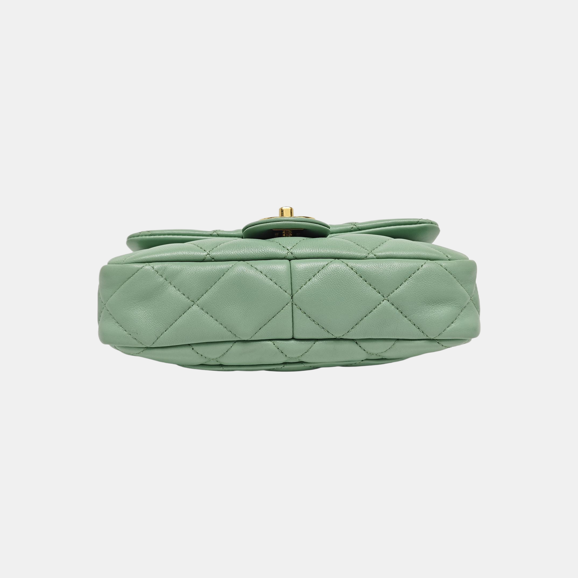 CLASSIC FLAP Small Quilted Lambskin Green