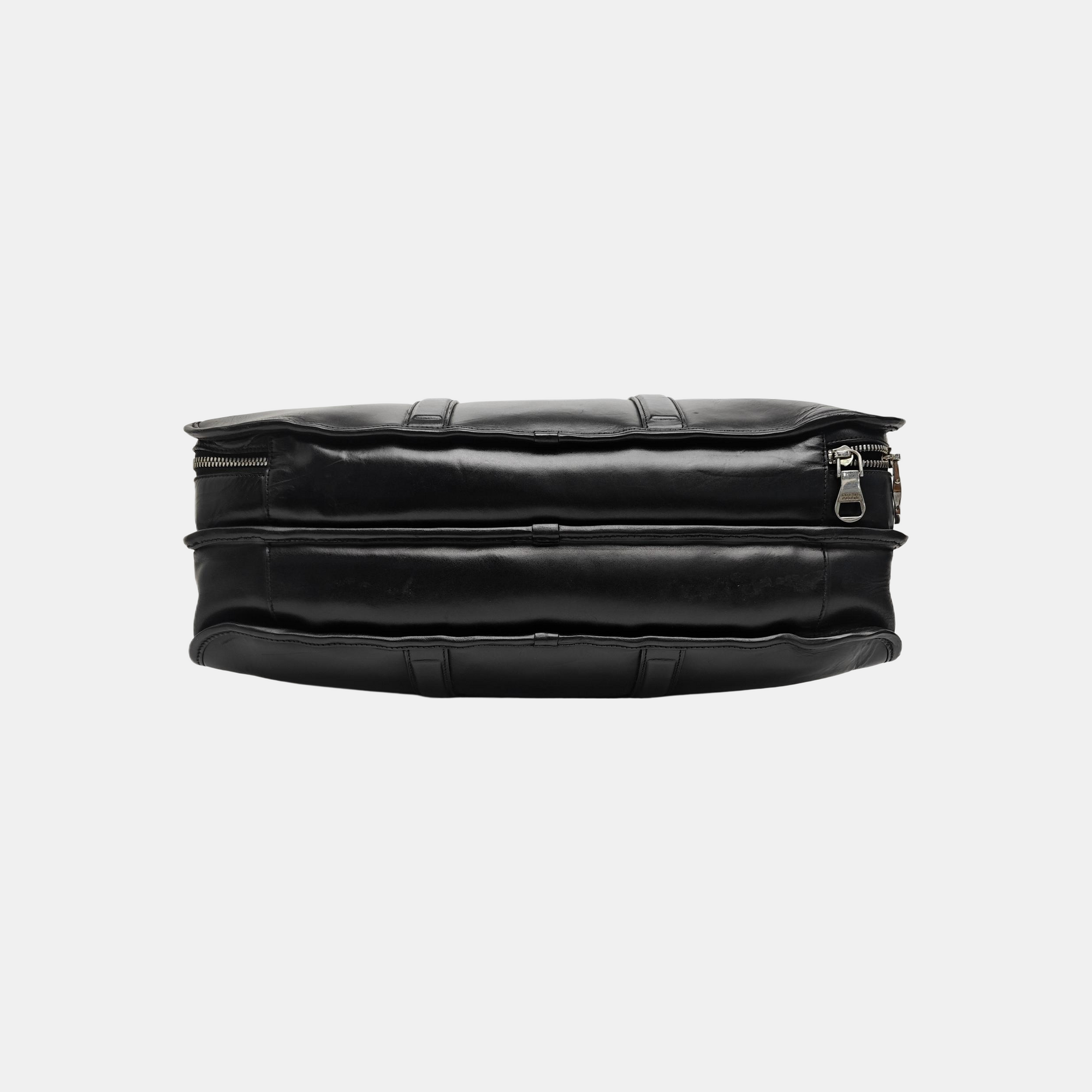 Calfskin Shoulder Bag Black