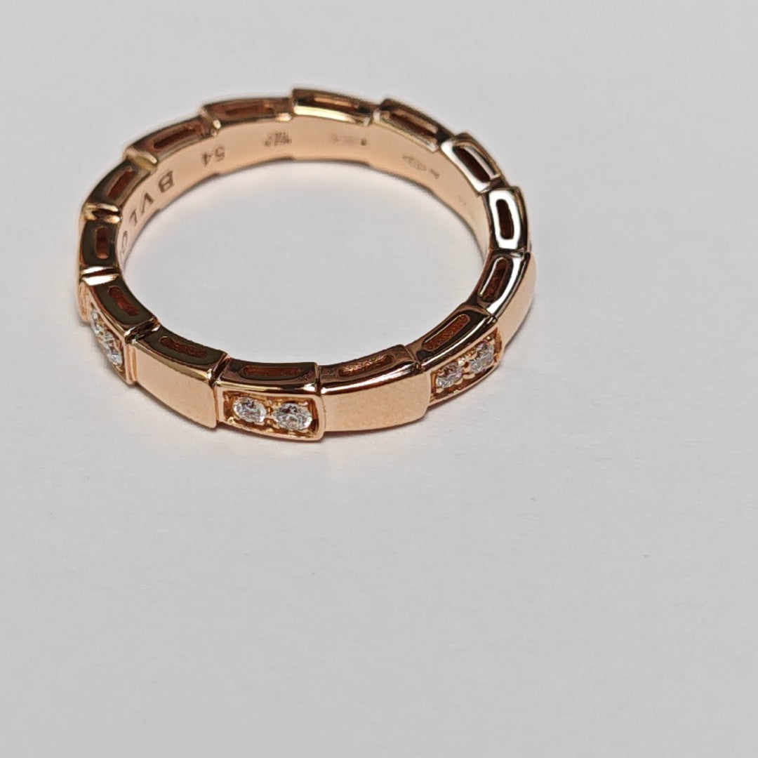 SERPENTI 18k Rose Gold Ring EU 54