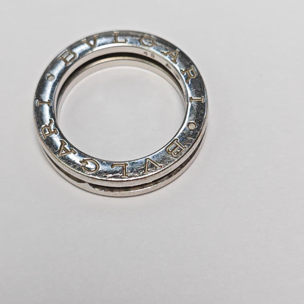 Anillo B.ZERO1 de oro blanco de 18k, plata, UE 48