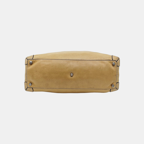 Lambskin Tote Bag Brown