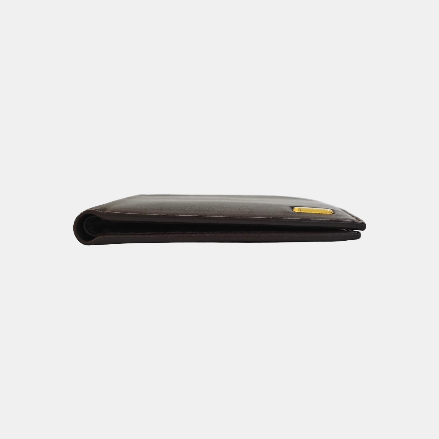 Calfskin Wallet Super Mini Brown