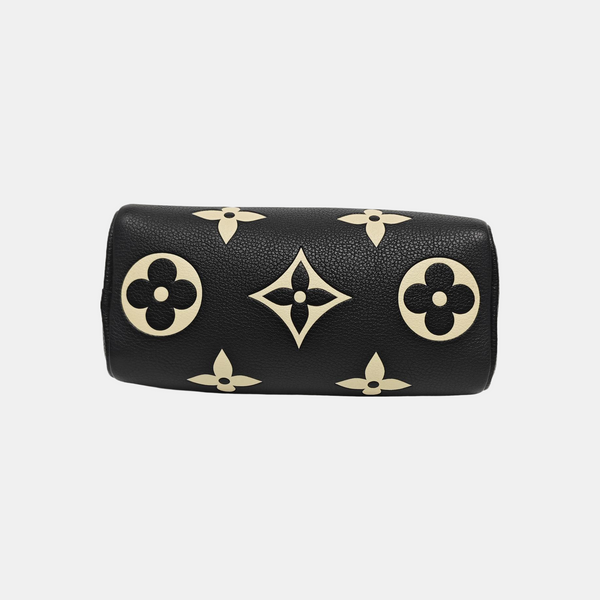 SPEEDY Nano Monogram Calfskin Black