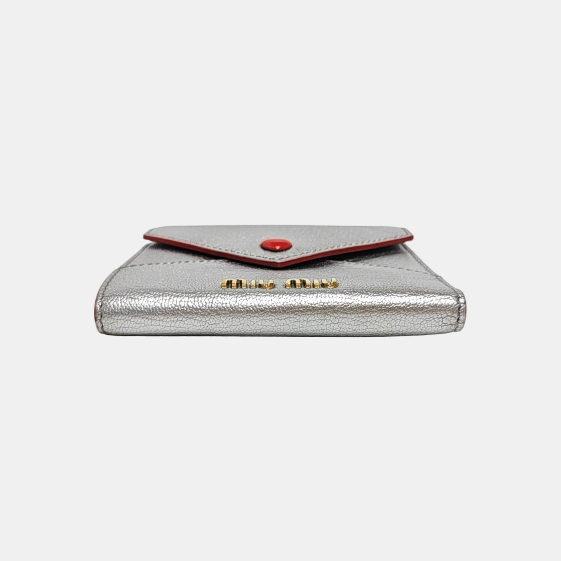 Love Lambskin Gray Wallet