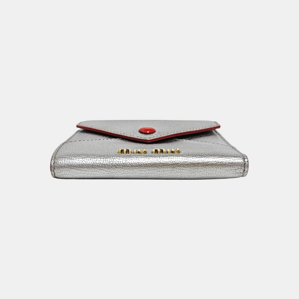 Love Lambskin Gray Wallet