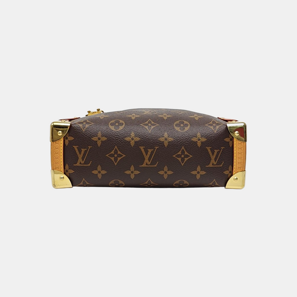 SIDE TRUNK MM Monogram Coated Canvas Brown