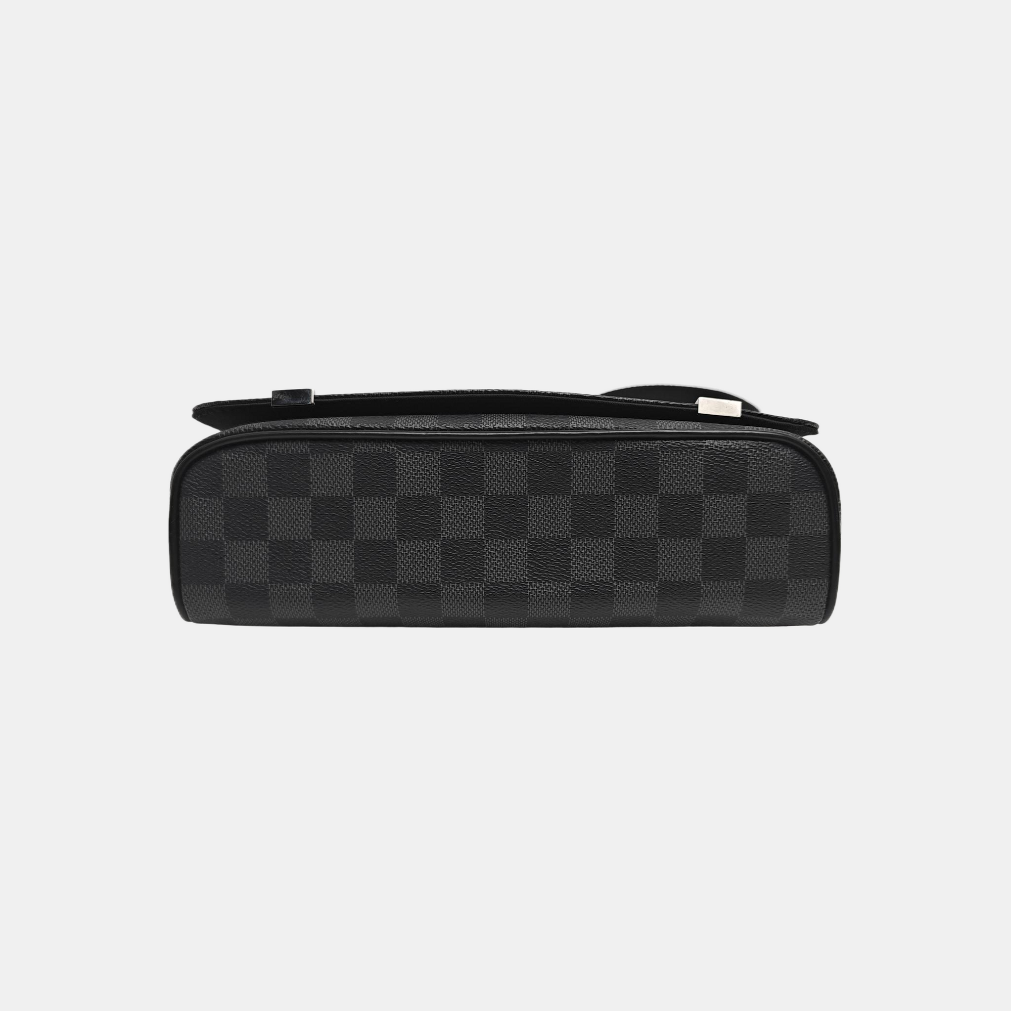 DISTRICT PM Damier Graphite Coated Canvas Gray