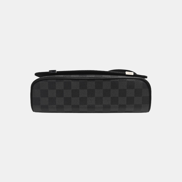 DISTRICT PM Damier Graphite Coated Canvas Gray