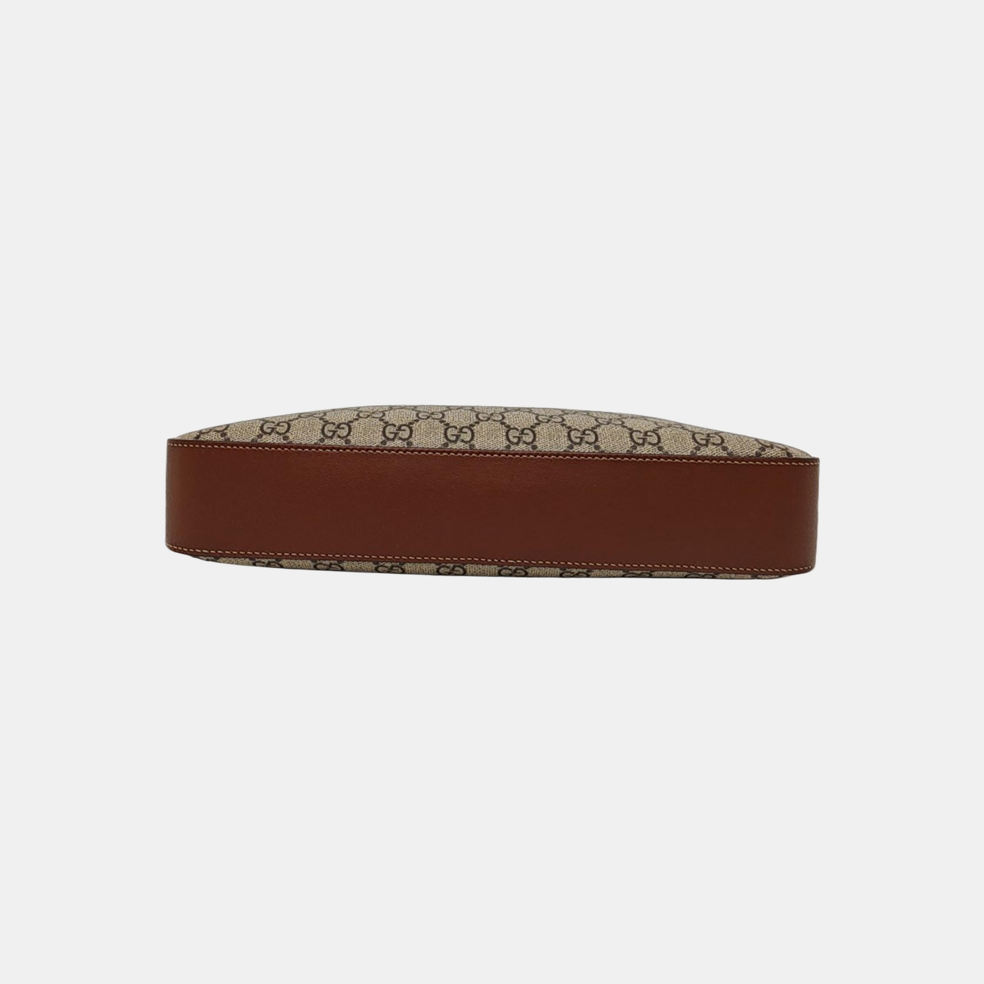 Padlock Medium Monogram Coated Canvas Brown