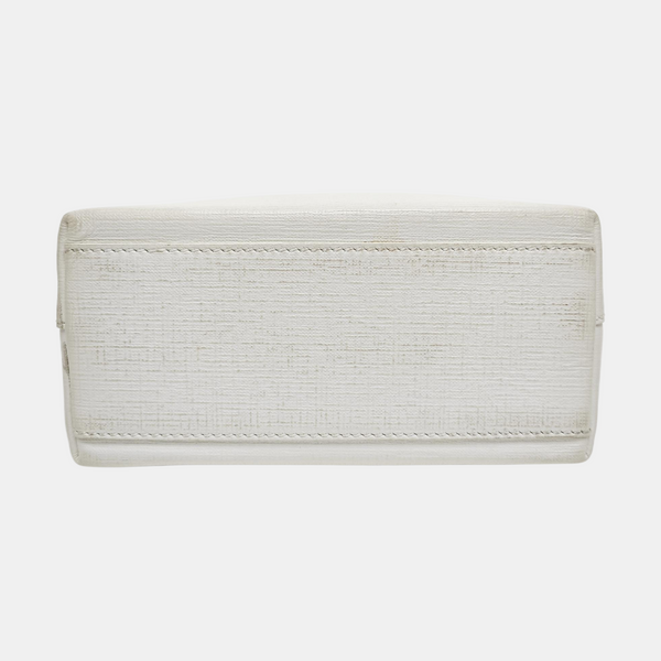 Shopping Bag Super Mini Calfskin White