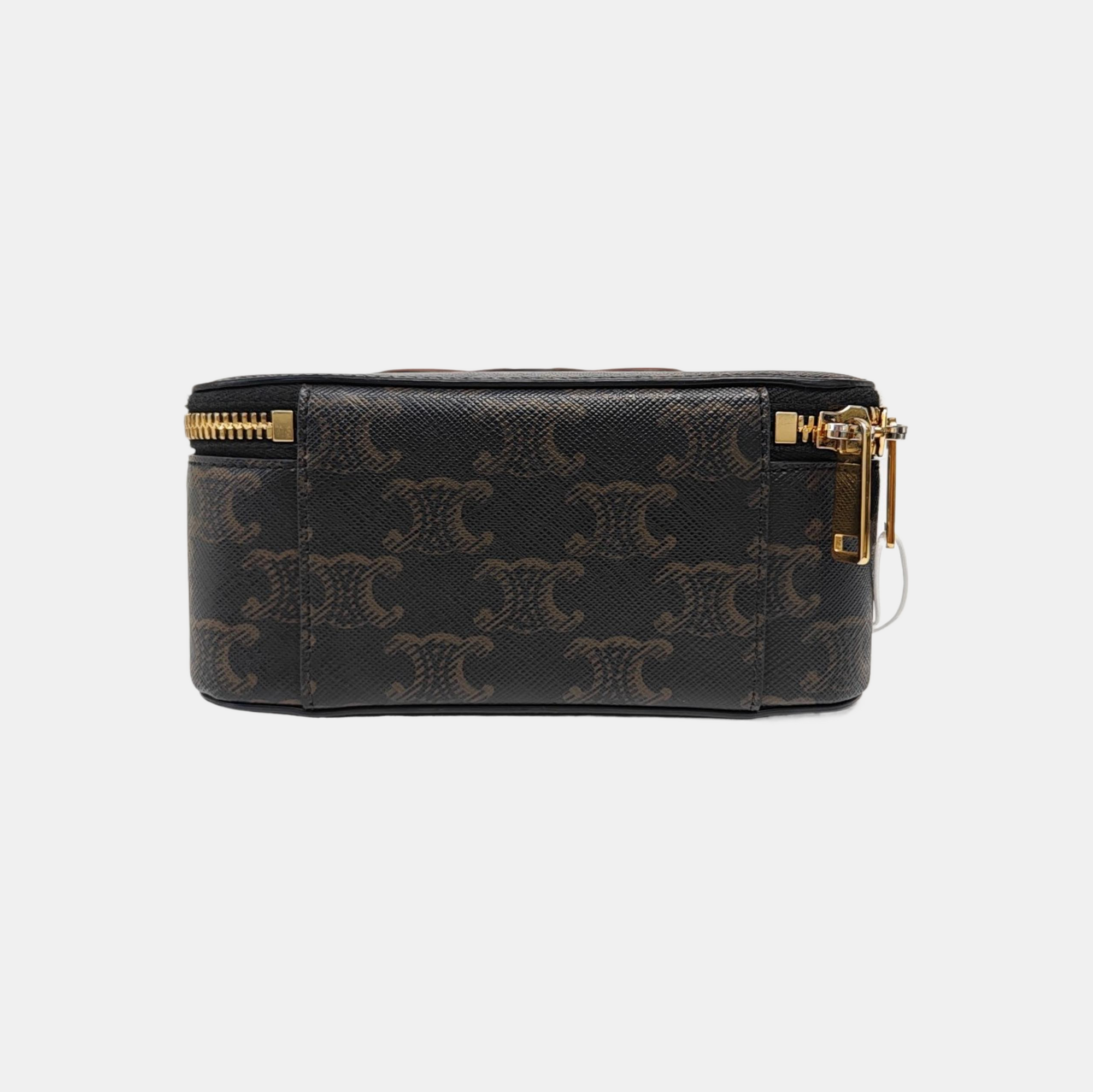TRIOMPHE Mini Quilted Coated Canvas Black