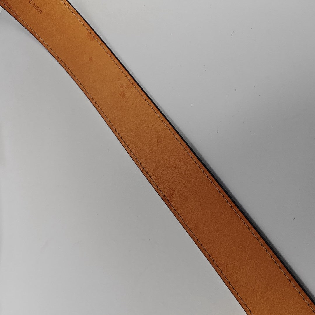 Leather Belt Red