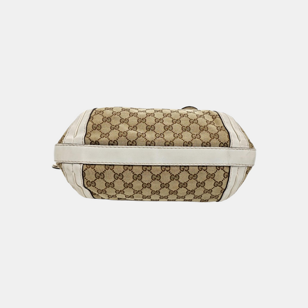 Monogram Canvas Tote Bag Brown