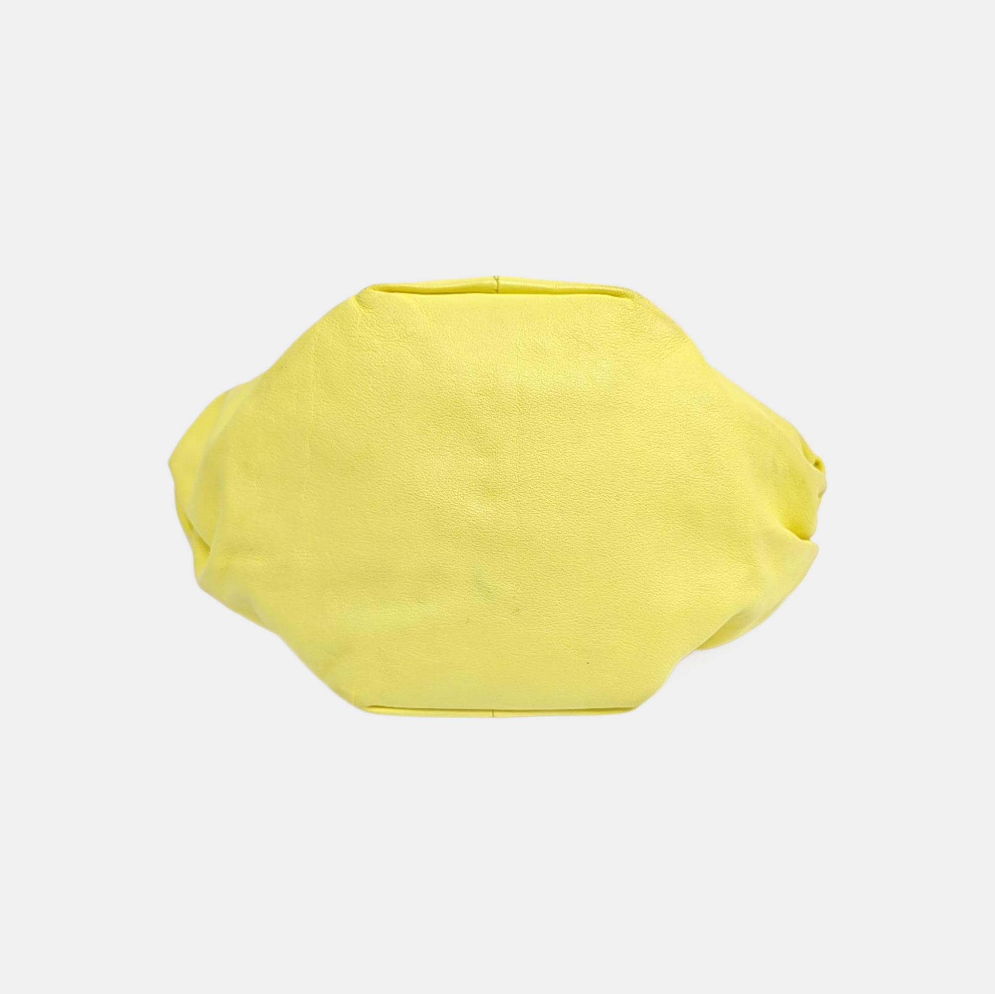 Double Knot Mini Calfskin Yellow