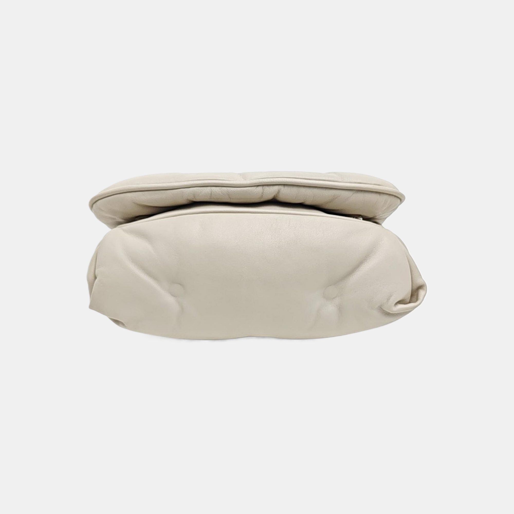 Lambskin Shoulder Bag White