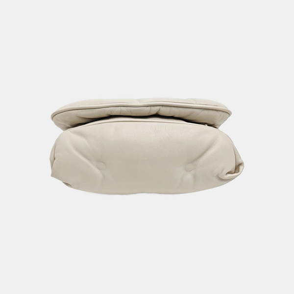 Lambskin Shoulder Bag White