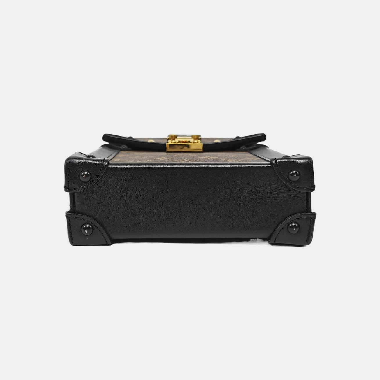 TRUNK Monogram Coated Canvas Brown