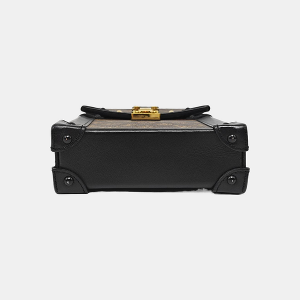 TRUNK Monogram Coated Canvas Brown