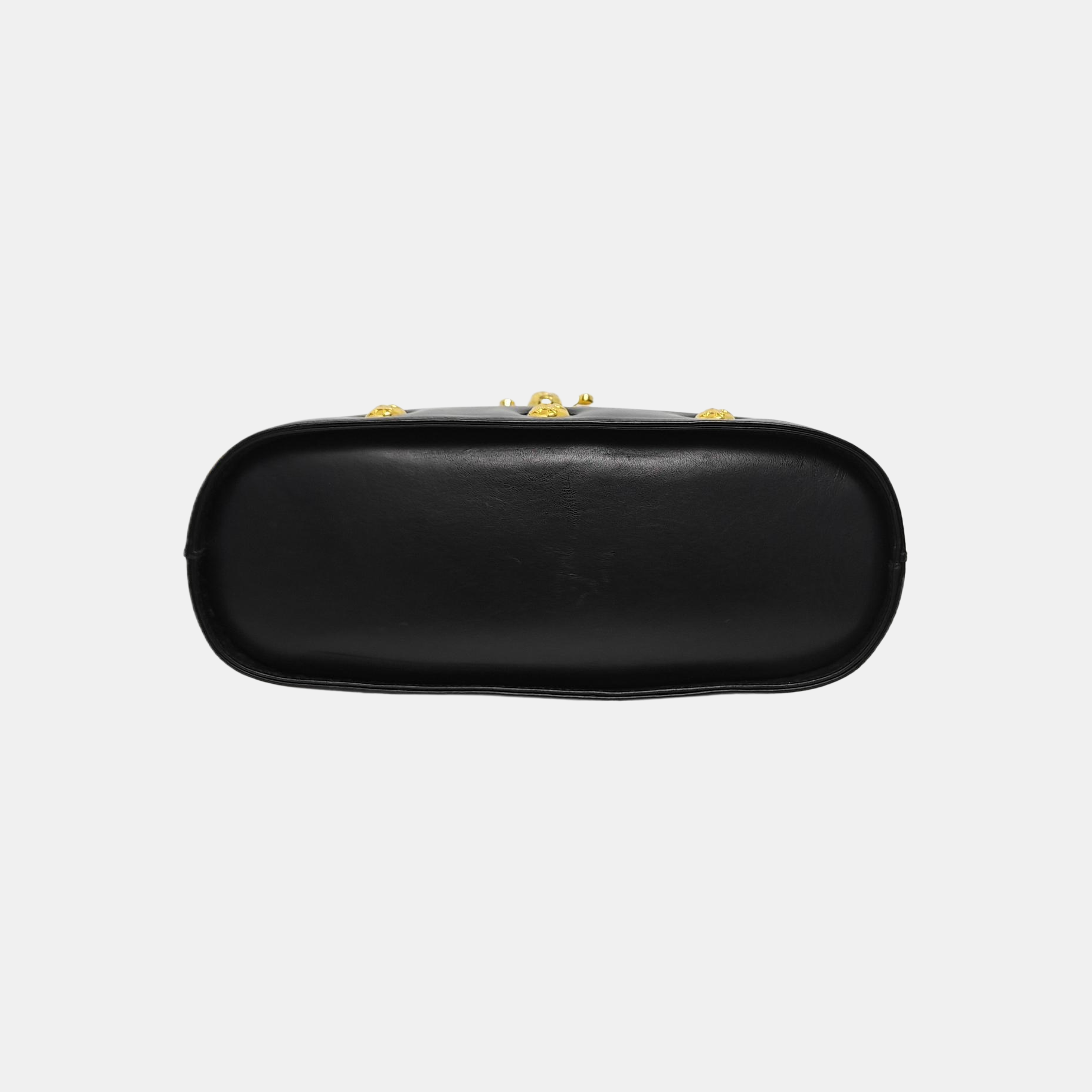 Calfskin Shoulder Bag Black