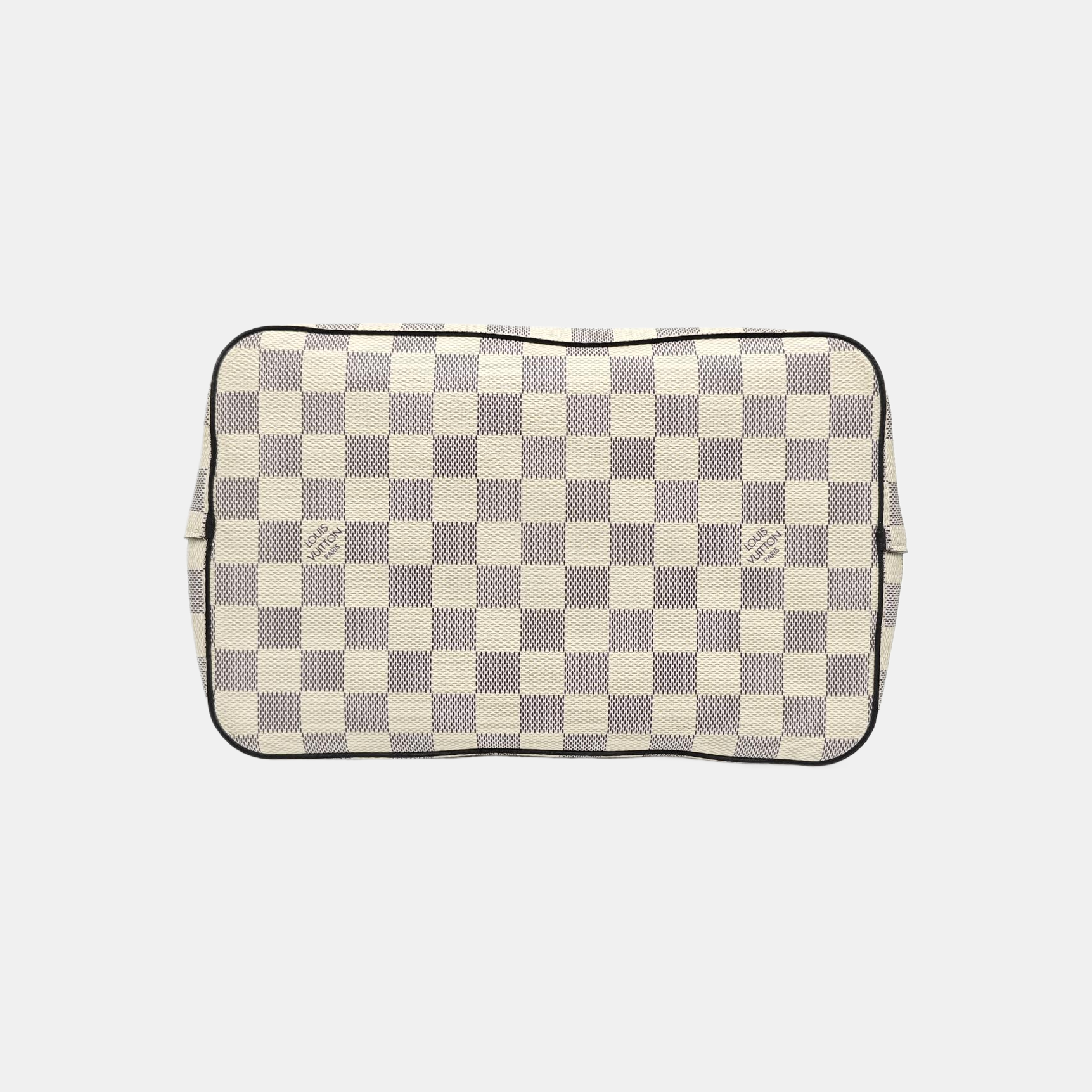 NÉONOÉ MM Damier Azur Coated Canvas White
