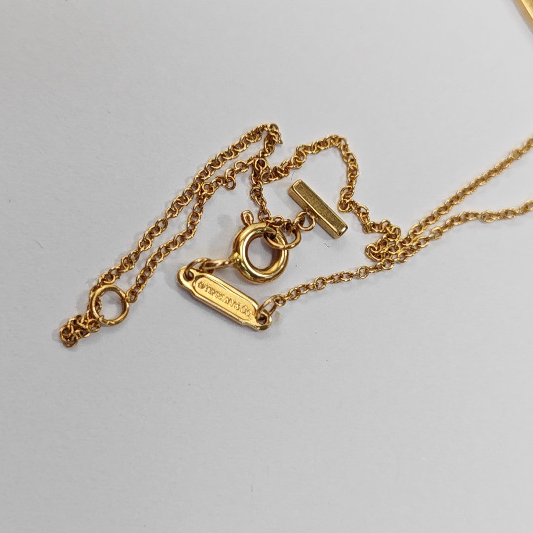 Tiffany T 18k Gold Necklace