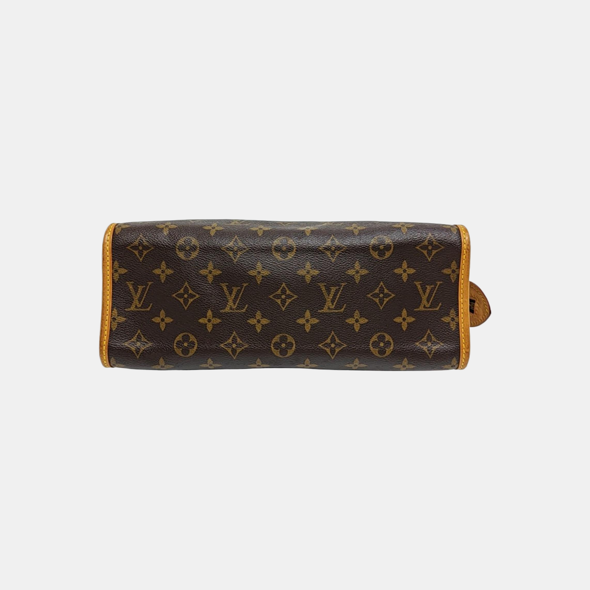 POPINCOURT Monogram Coated Canvas Brown