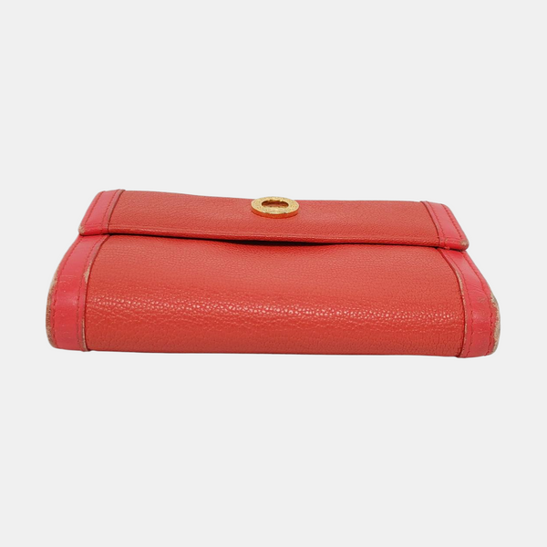 Calfskin Wallet Red