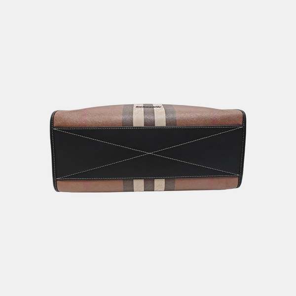 Large Coated Canvas Brown