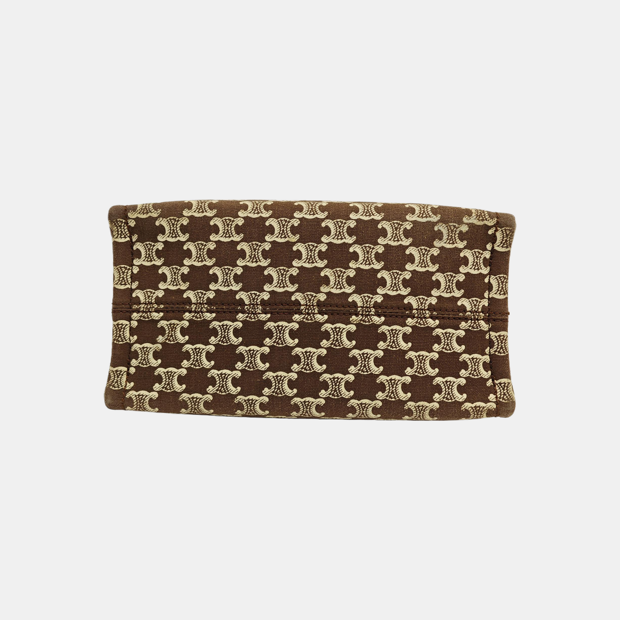 CABAS CELINE Small Fabric Brown