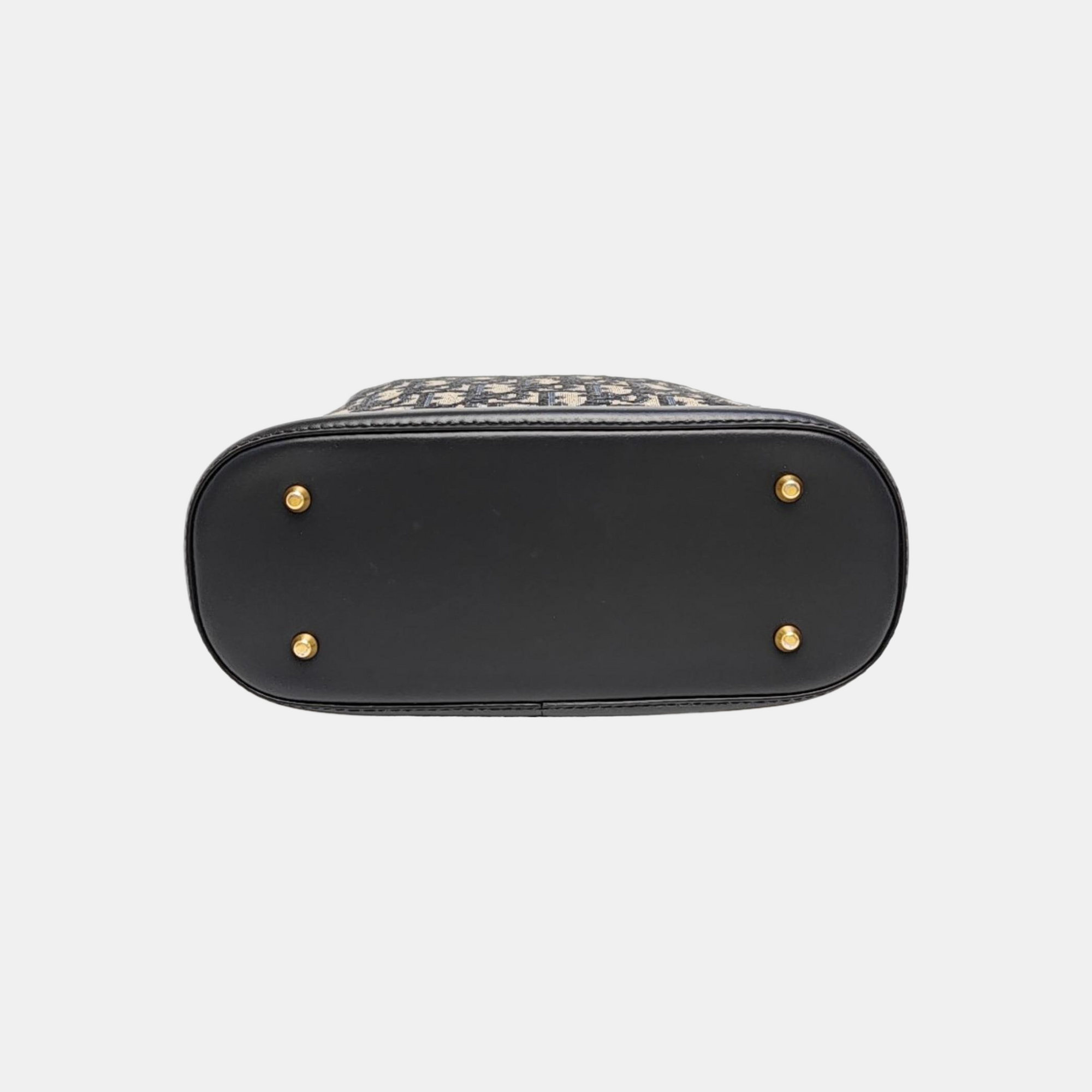 C'est Dior Medium Oblique Canvas Blue