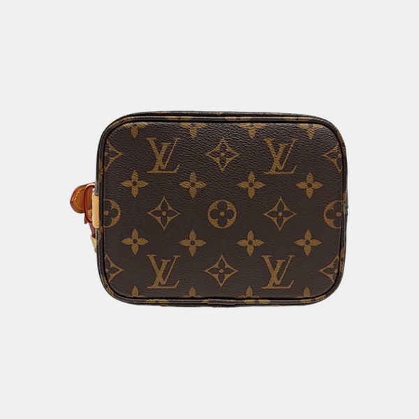 ALL IN Monogram Coated Canvas Brown