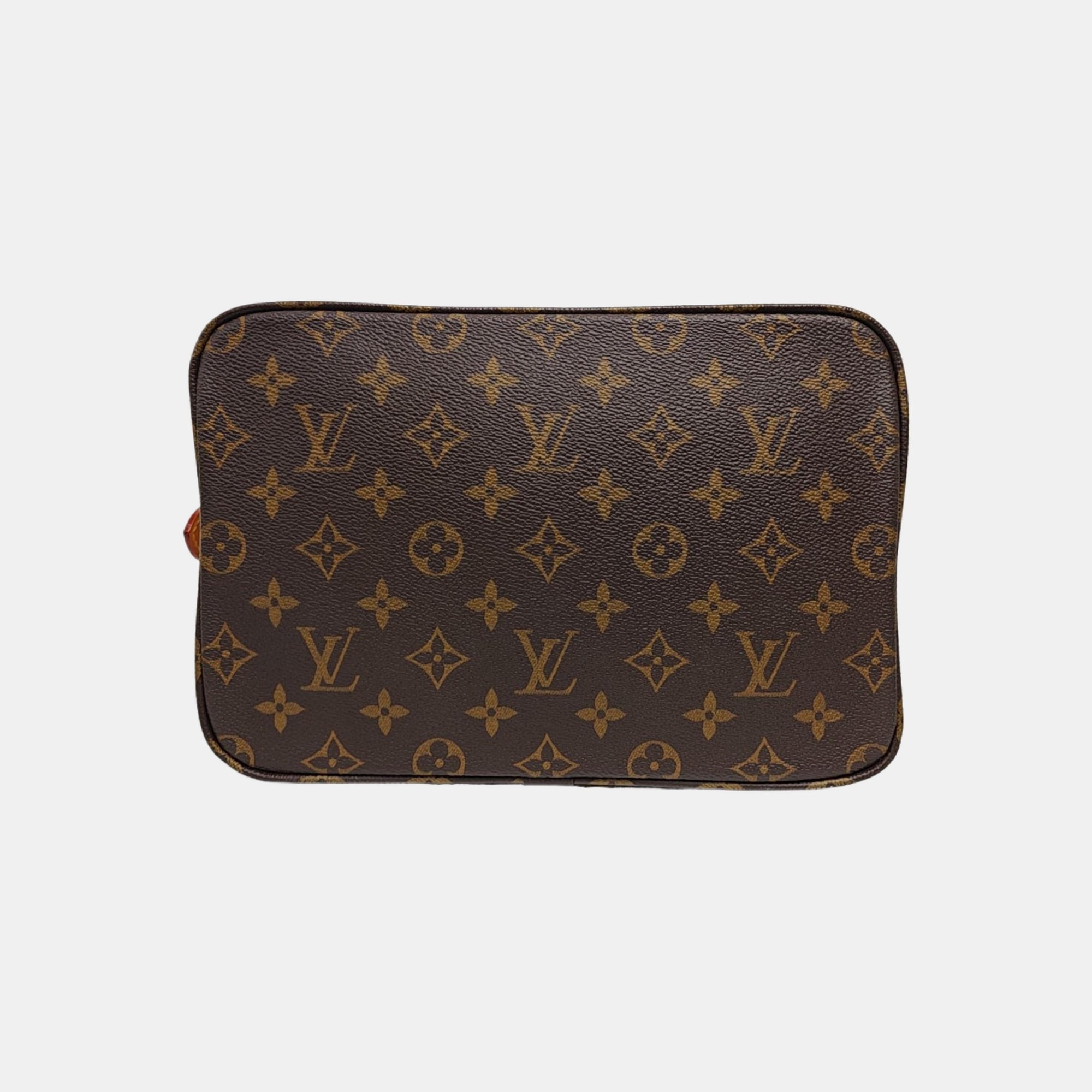 ALL IN GM Monogram Coated Canvas Brown