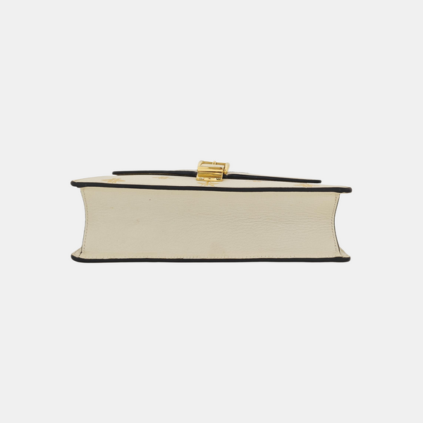 Sylvie Small Calfskin White