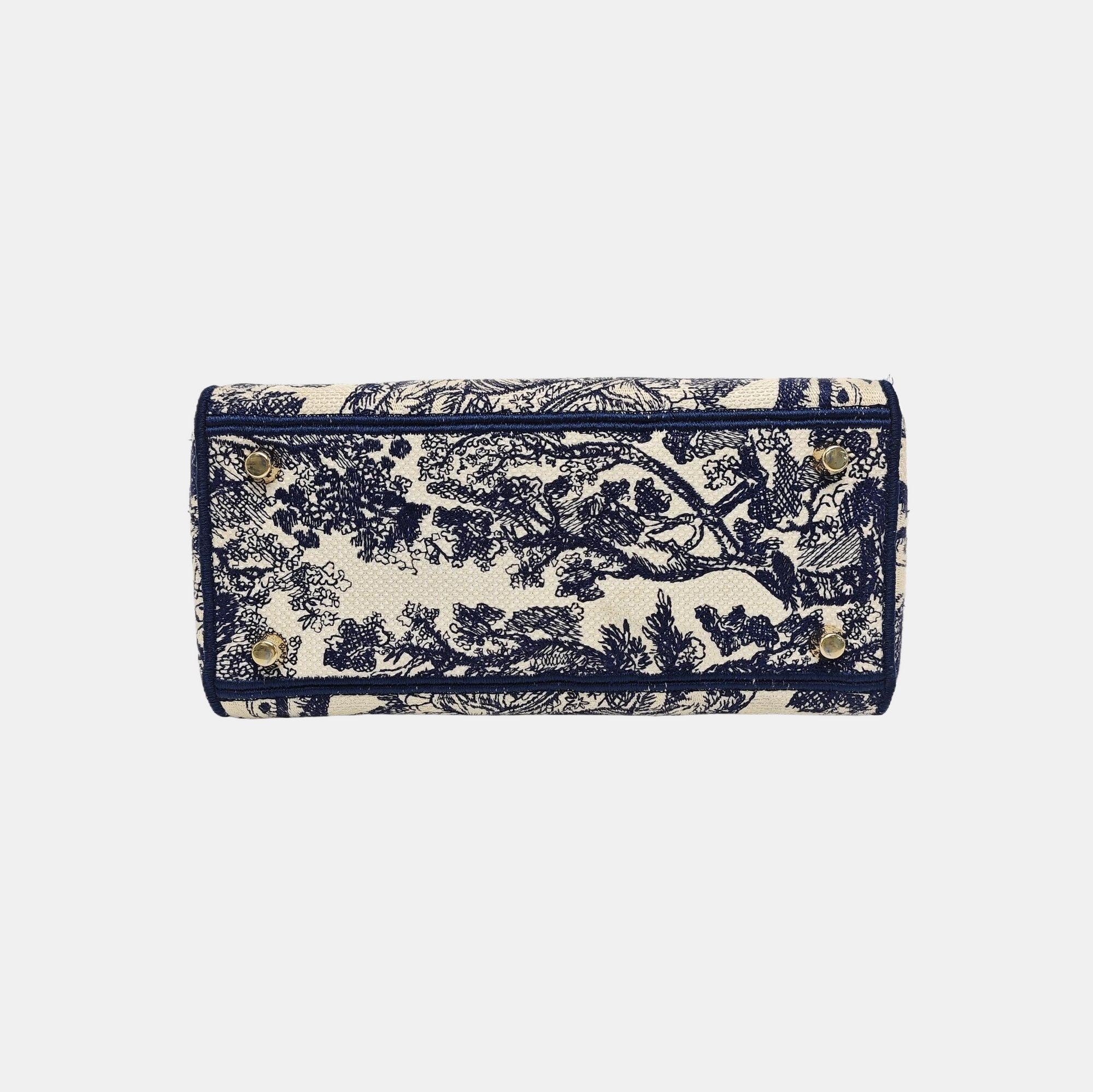 Lady D-Lite Medium Canvas Blue