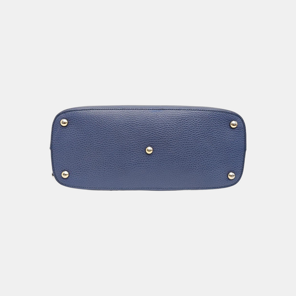 Calfskin Shoulder Bag Blue