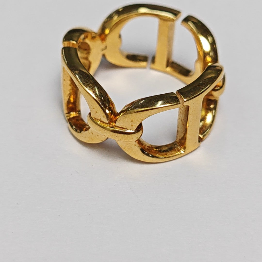 Metal Gold Ring EU 53