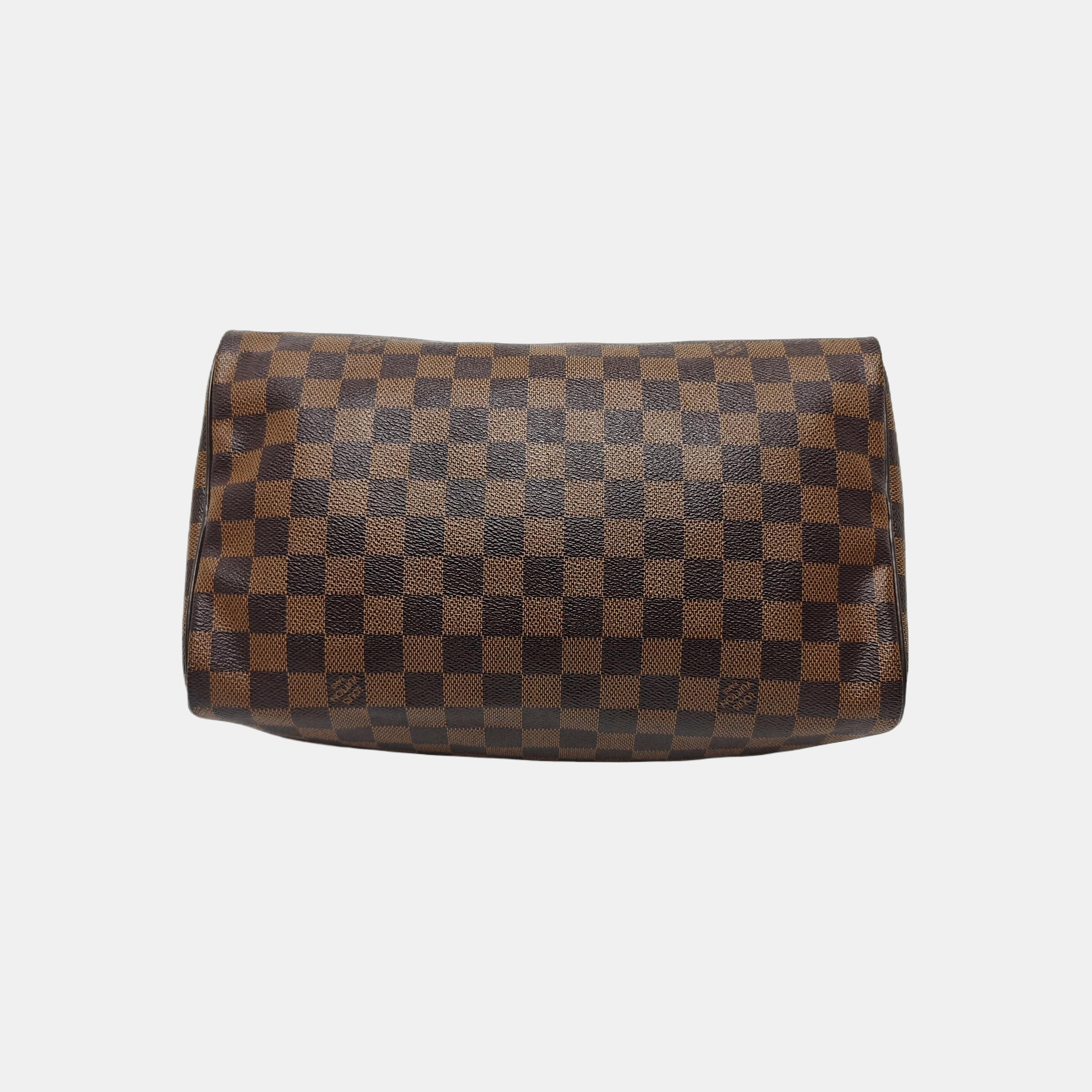 SPEEDY 30 Damier Ebene Coated Canvas Brown