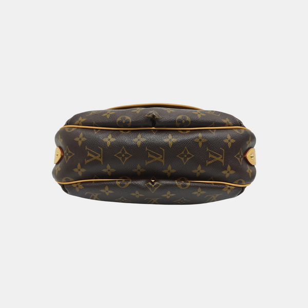 TULUM PM Monogram Coated Canvas Brown
