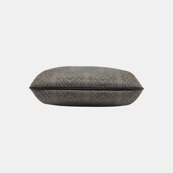 Coated Canvas Shoulder Bag Gray