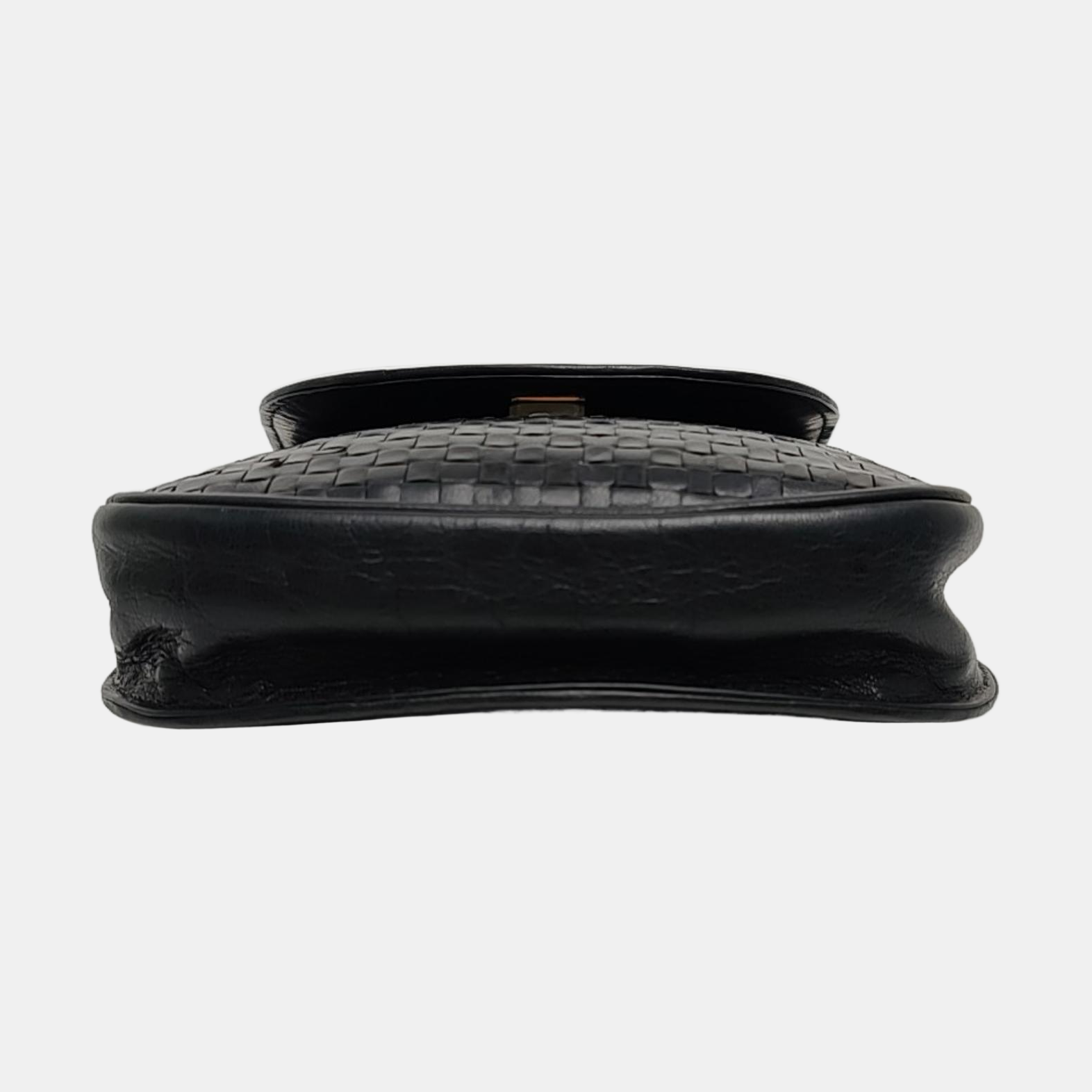 Calfskin Shoulder Bag Black