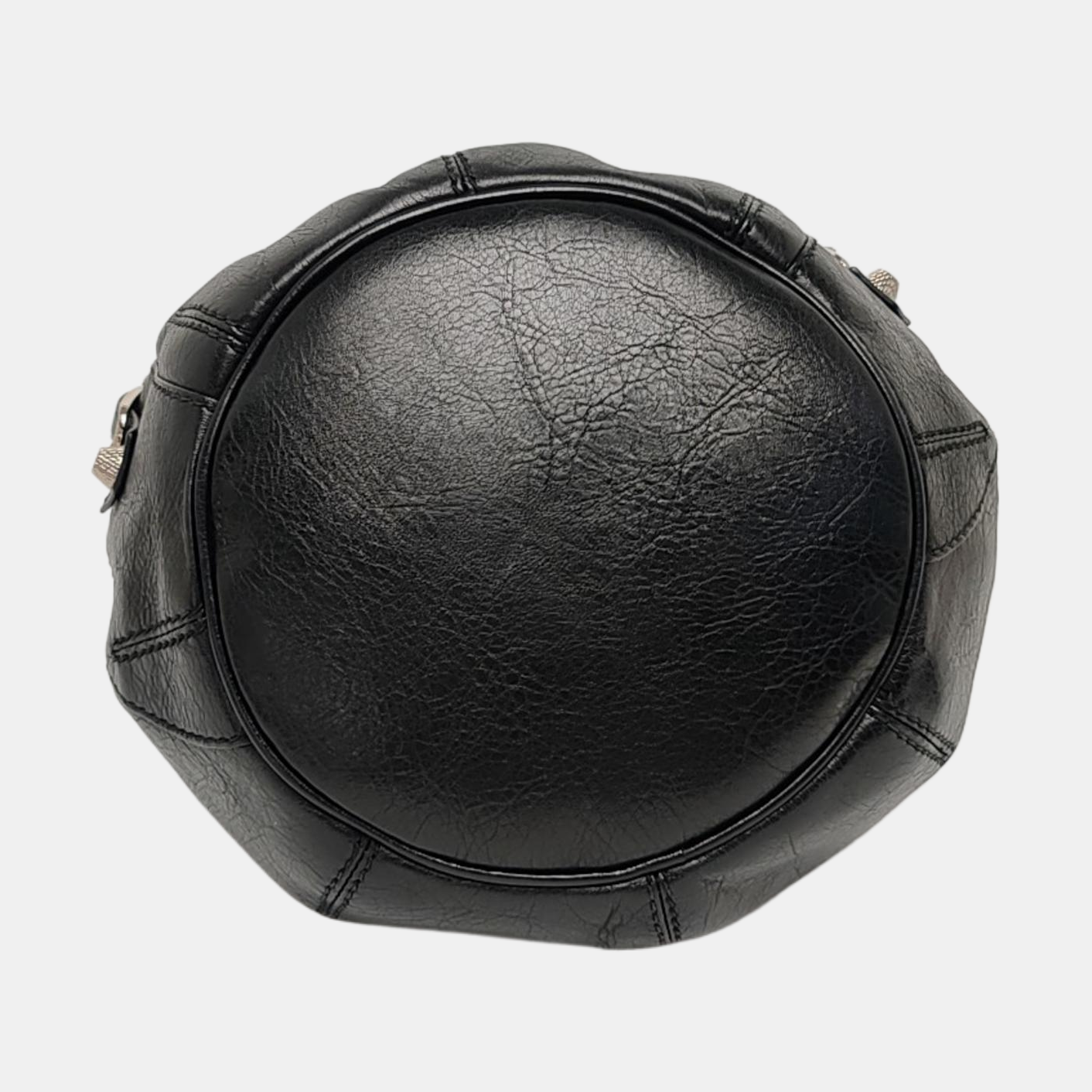 Pompon Bag Calfskin Black